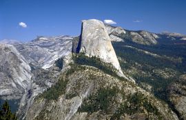 Half Dome in Yosemite National Park. Photo by Rainer Hübenthal. Wikimedia
