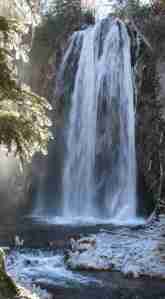 Spearfish Falls in Spearfish Canyon located in the Black Hills of South Dakota